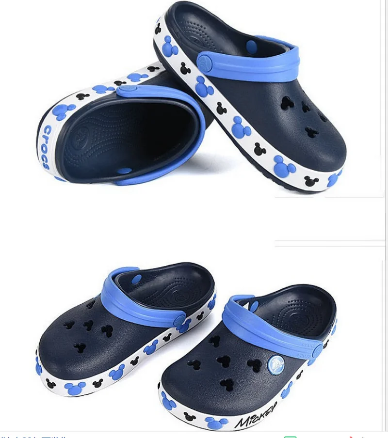 

2021 Summer girls boys Kids children beach sandals baby rubber Hole clogs shoes slippers breathing for 4 -12 years old