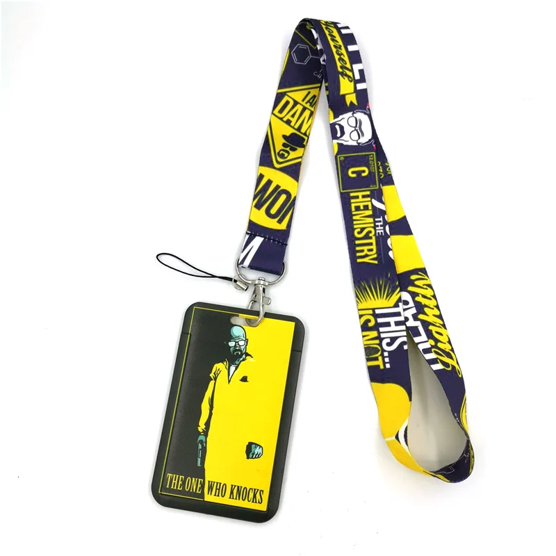 Breaking Bad Lanyard Credit Card ID Holder Bag Student Women Travel Card Cover Badge Car Keychain Gifts Accessories Decorations