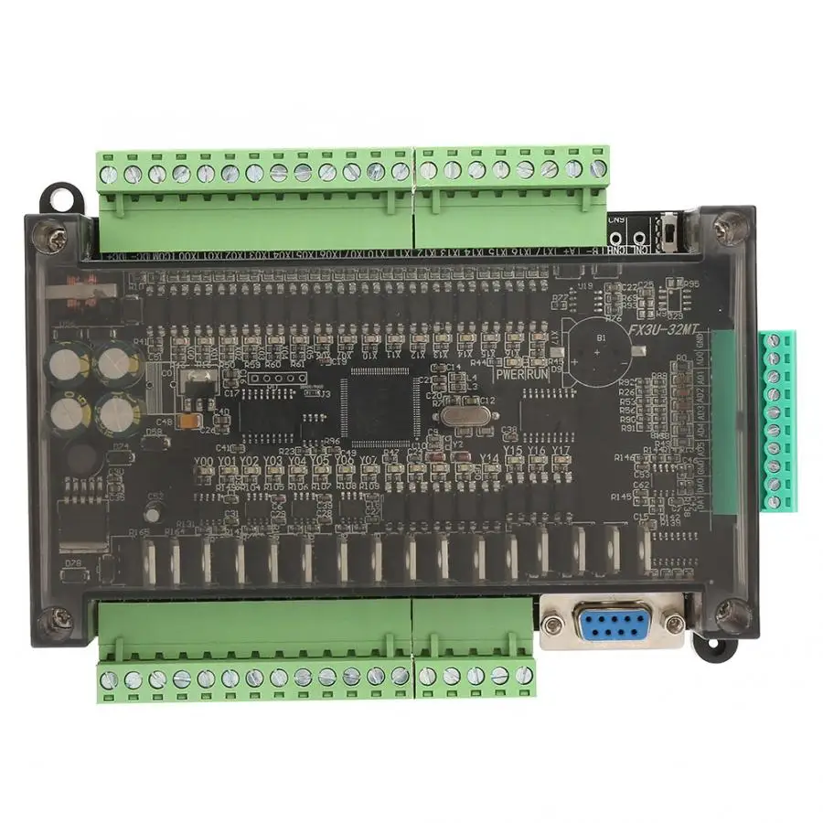 Промышленный контроллер PLC 24 в 32 МТ 8 канальный 100k импульс бит 16 входов