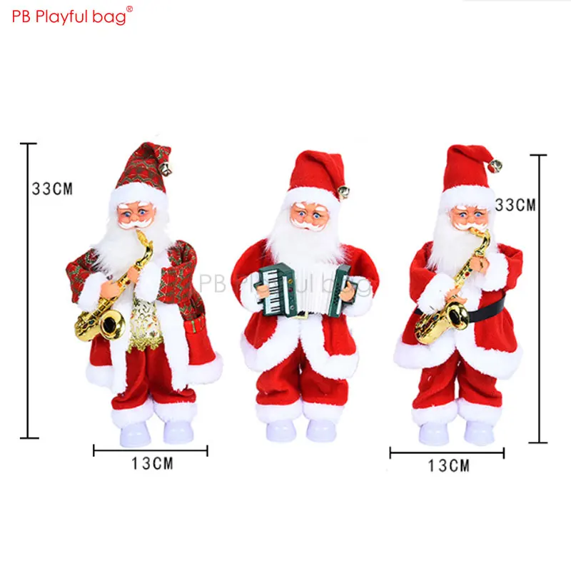 Игривый мешок 2020 музыкальный Санта-Клаус экшн-фигурка игры саксофон Санта