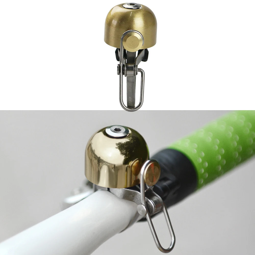 

Retro Bicycle Bell Clear Loud Sound MTB Bike Folding Bikes Handlebar Copper Ring Horn Safety Warning Alarm Bicycle Accessories
