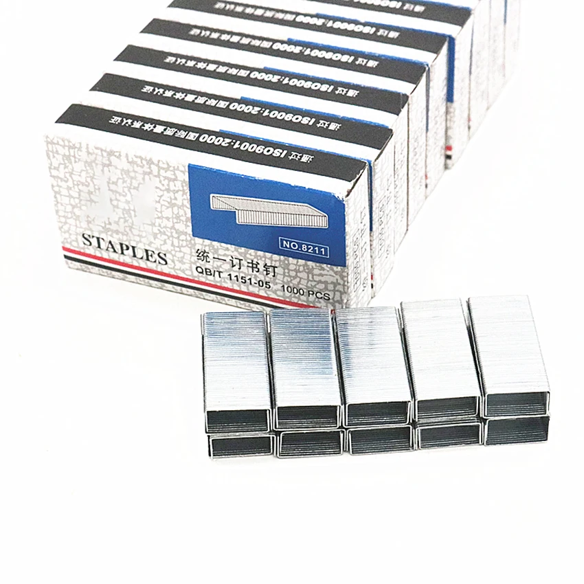 Standard Staples 30mm Length 25 Sheets Capacity About 900 per Box NO.12 24/6 Mini Fits Staplers -Silver | Канцтовары для офиса и
