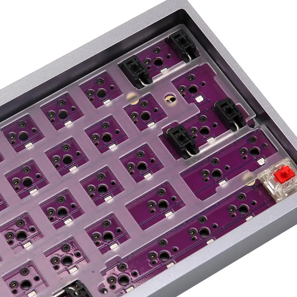 TOFU RGB 60% Горячая замена пользовательский механический набор клавиатуры без