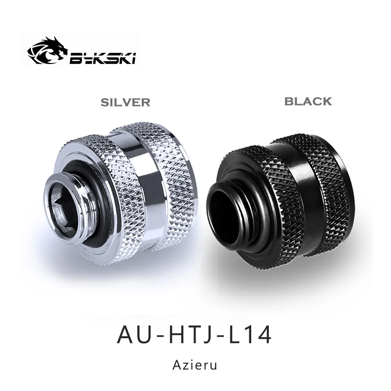 

2pcs Azieru AU-HTJ-L14 G1/4 PC Fitting For hard tube Pipe OD14mm