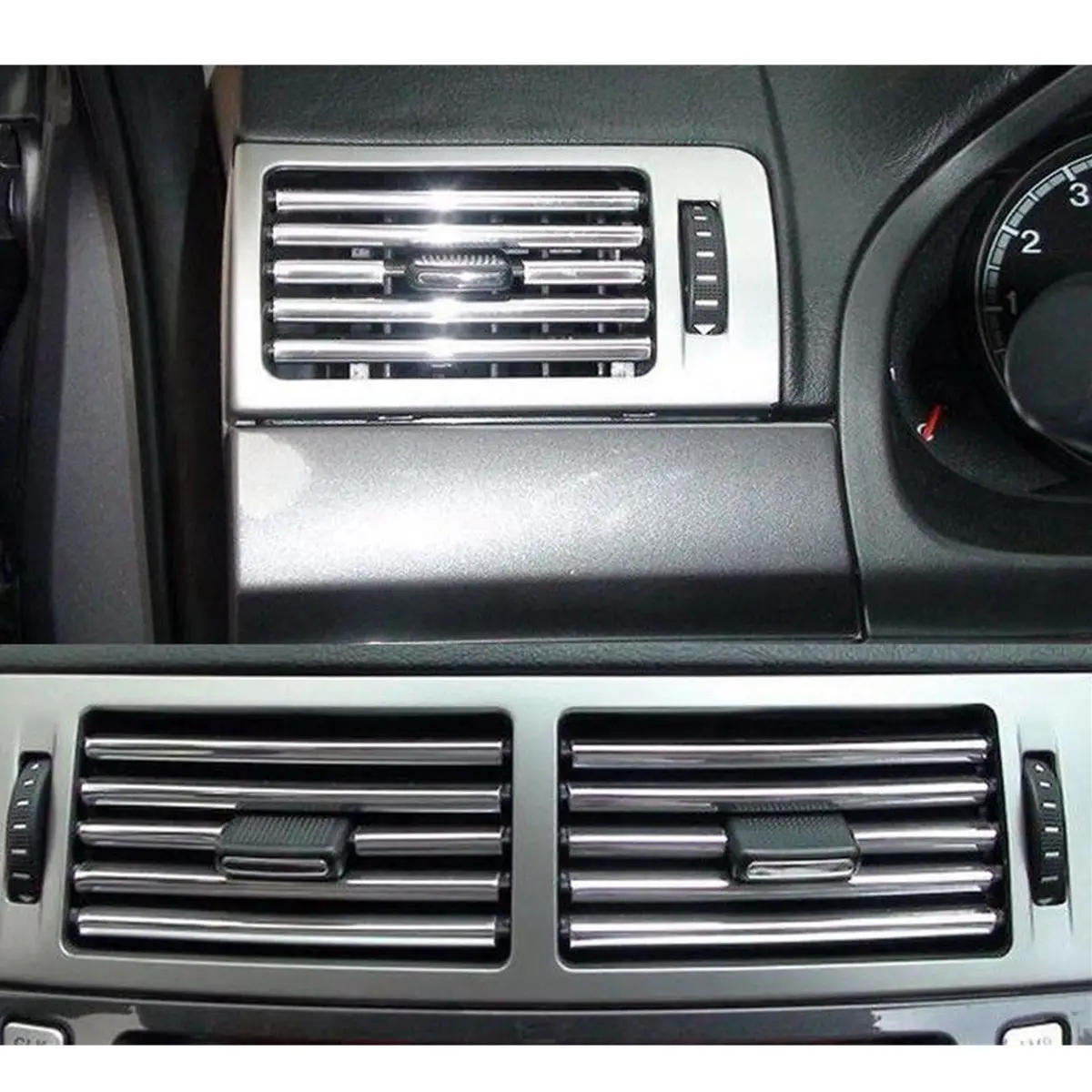 Хромированная защитная накладка для края двери автомобиля 6 м серебристая |