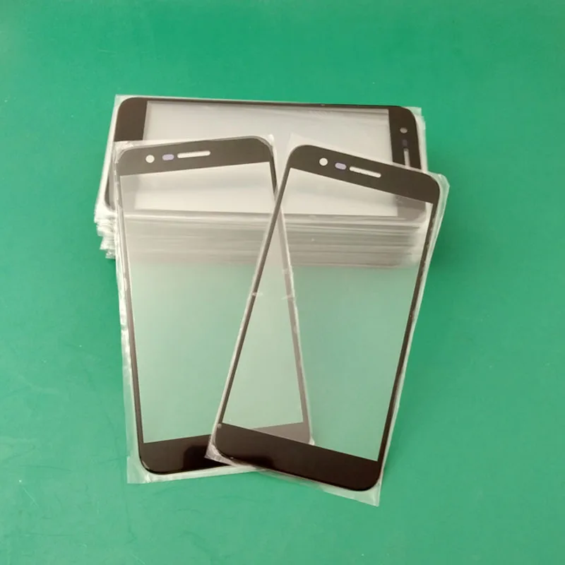

10pcs glass+oca film LCD Front Touch Screen Glass Outer Lens For LG K10 2018 K11 K10+ K11 Plus K30 X4+ X4 Plus X410