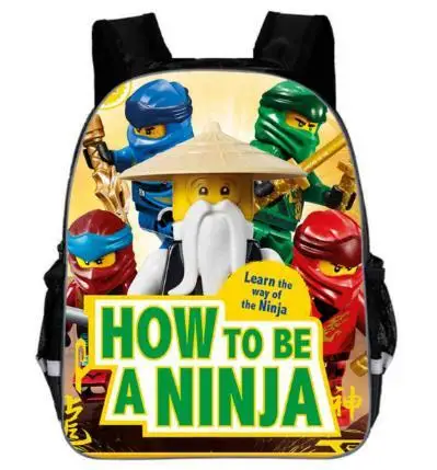 Водонепроницаемый нейлоновый рюкзак Ninjago для девочек и мальчиков школьные ранцы