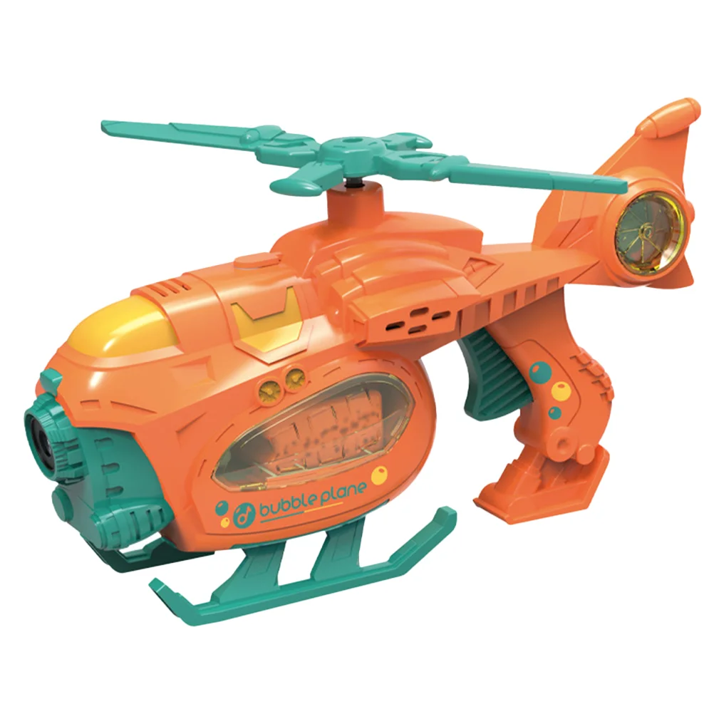 

1 Set Bubbles Machine Electric Helicopter Bubble Maker Battery