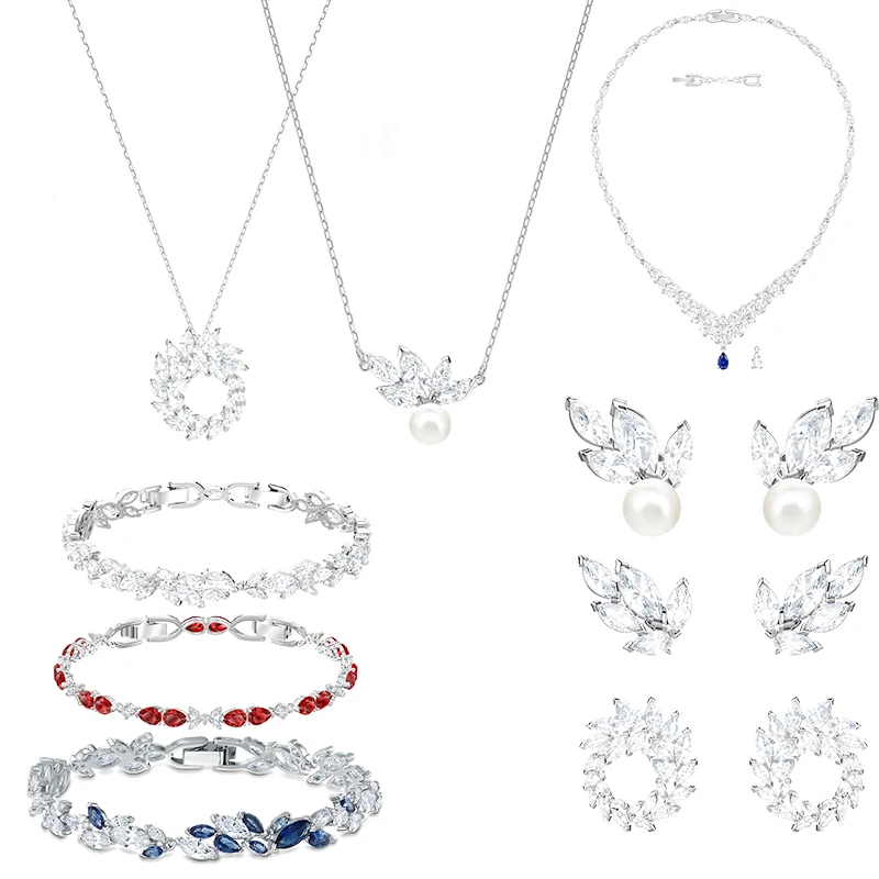 

TOP Fashion Women's Jewelry Louison Collection Jewelry Sets Women's Earrings Necklaces and Bracelets Fashion Accessories