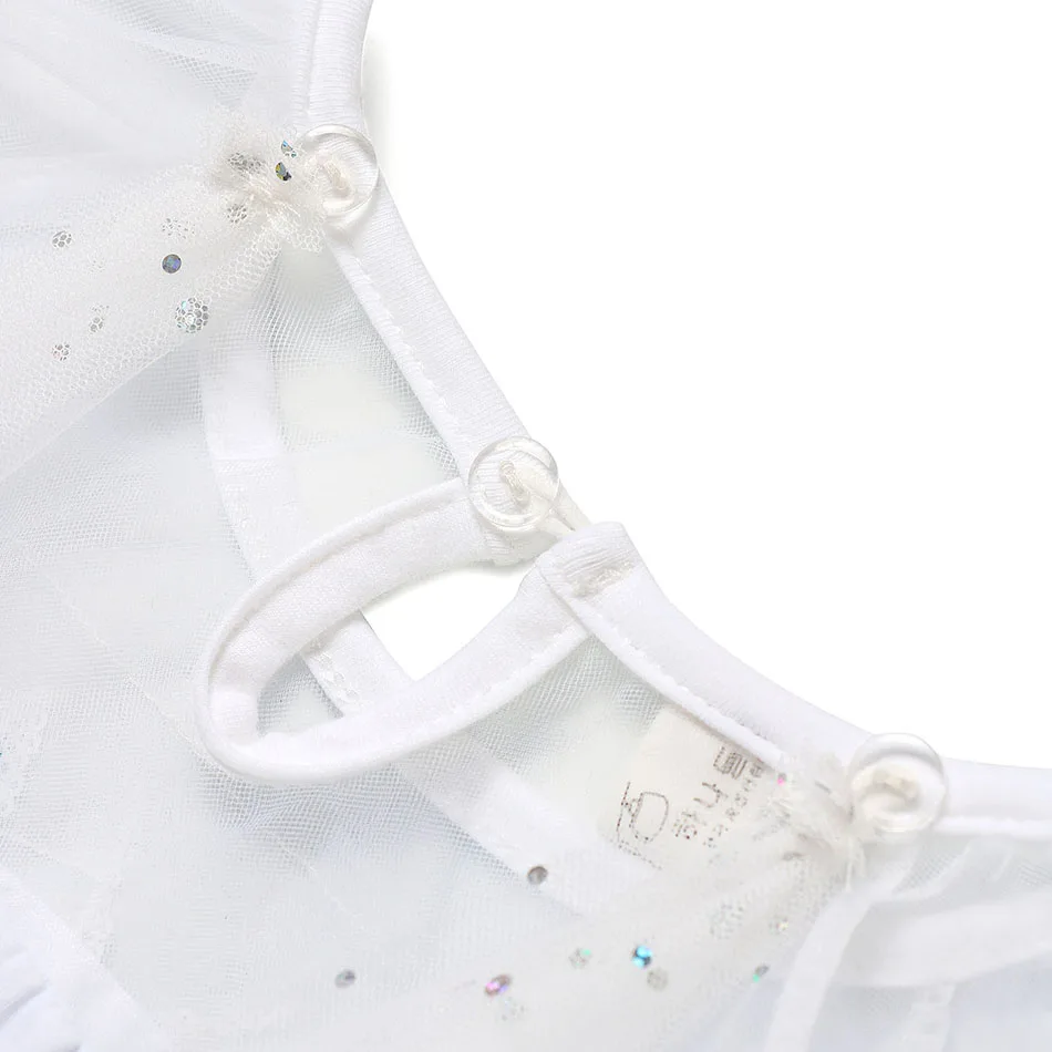 Белое платье для девочек Карнавальный костюм принцессы Эльзы королевы новый