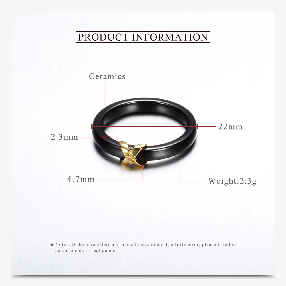 Новые модные простые черно-белые фарфоровые женские золотые инкрустированные