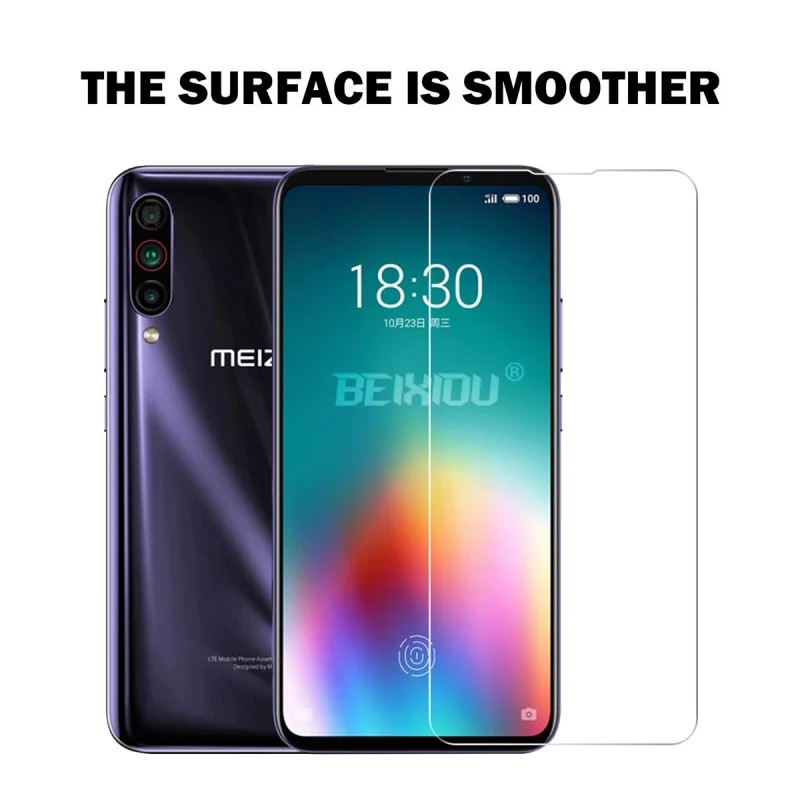 2 шт Полное закаленное стекло для Meizu 16T защита экрана 2.5D 9h защитная