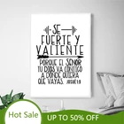 WTQ искусственные принты джосю 1:9 Джошуа 1 9 Цитата христианское настенное искусство холст картины плакаты вдохновляющие украшения для дома