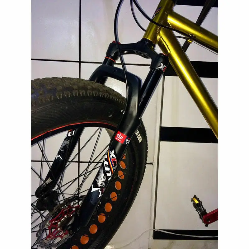 2" велотренажер вилка Блокировка Fat Bike пневматическая подвеска вилки 135 мм для 4,0" шиномонтажная Подвеска Вилка для горного велосипеда