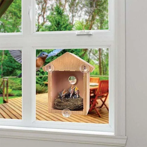 Сделай Сам присоска Птичье гнездо попугай теплая подвесная кровать для домашних