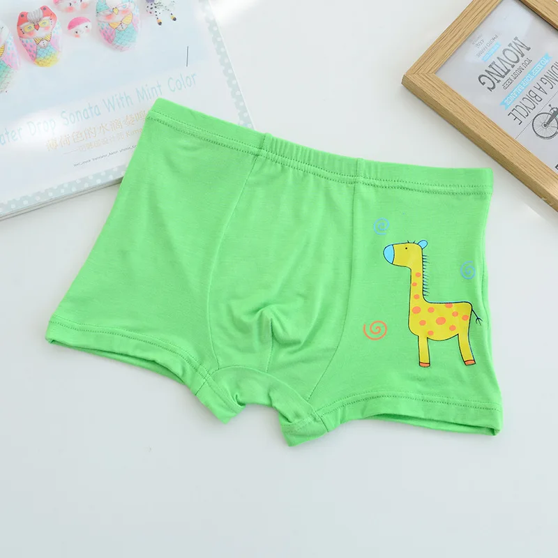 5 шт./лот 100% детские трусики Мягкое хлопковое нижнее белье милые с рисунком