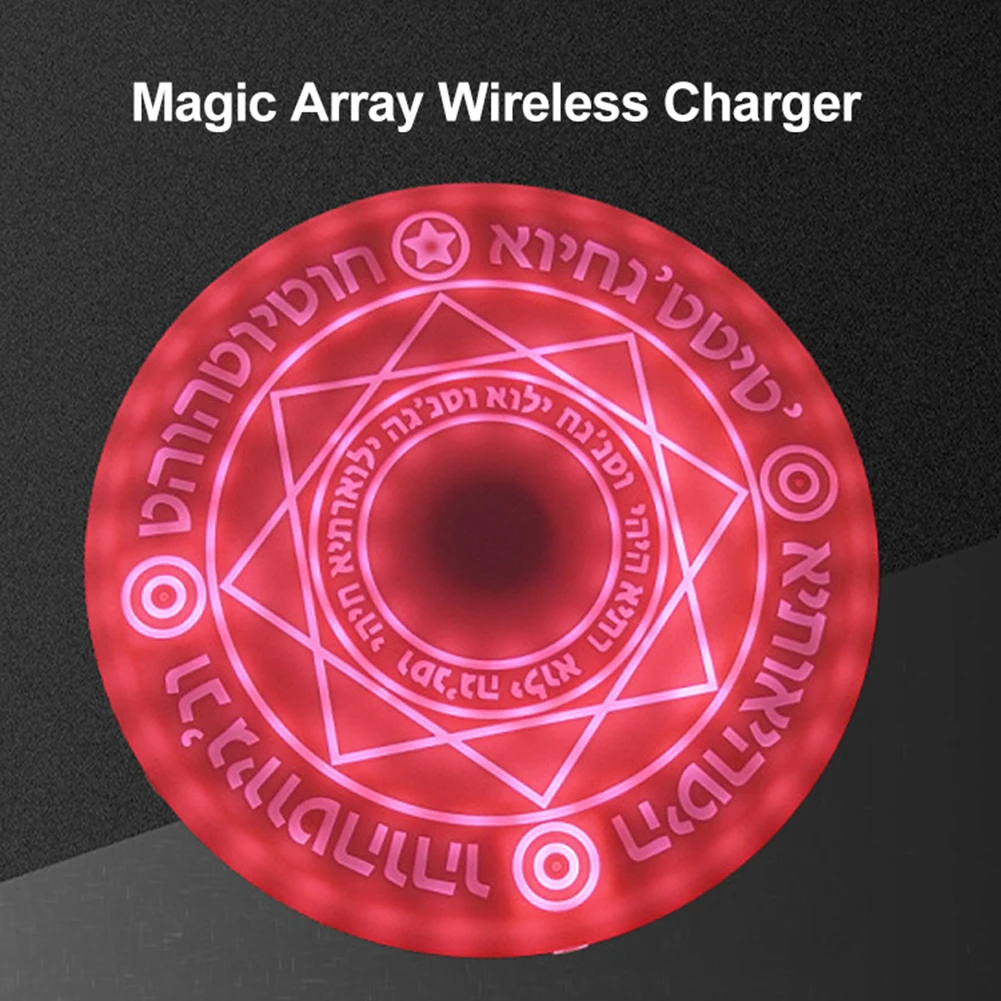 Универсальный ABS магический набор шаблон 5 Вт 10 Быстрая зарядка Pad type-C/Micro USB