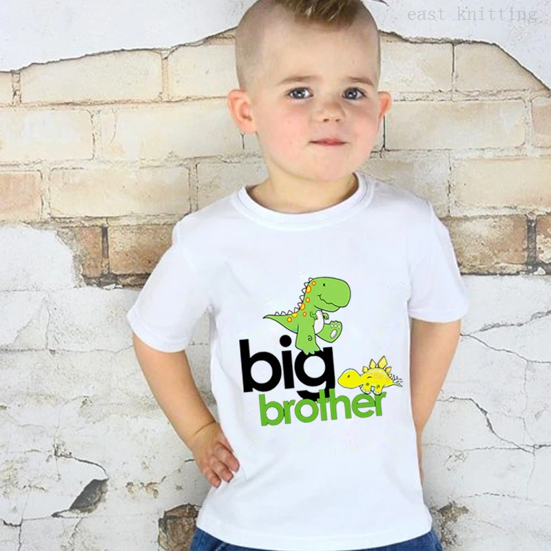 

Kids Girls Boys Cute Green Cartoon Animal Cotton Short Sleeve Letter Print Clothing Children Tops Kids Baby T-shirt