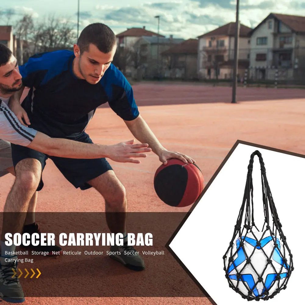 

Basketball Storage Net Reticule Outdoor Sports Soccer Volleyball Carrying Bag for Indoor Exercise Sport Ornament