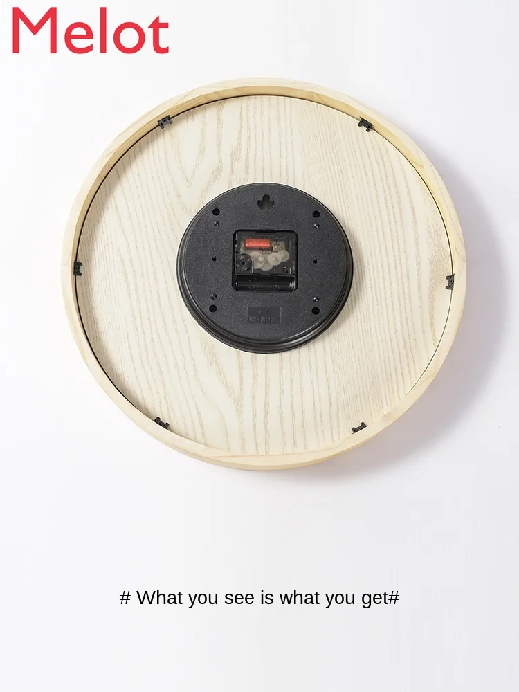 

Simple Wood Wall Clock Creative Trendy Personalized Clock Clock Home Living Room Modern Pocket Watch