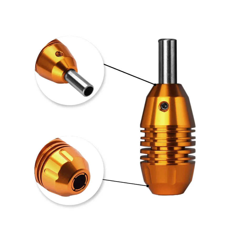 

Tattoo Grip Self-Lock Tube Tattoo Machine Gun Part Auto Lock Handle Retro Style light Professional Self-lock Tattoo Supply