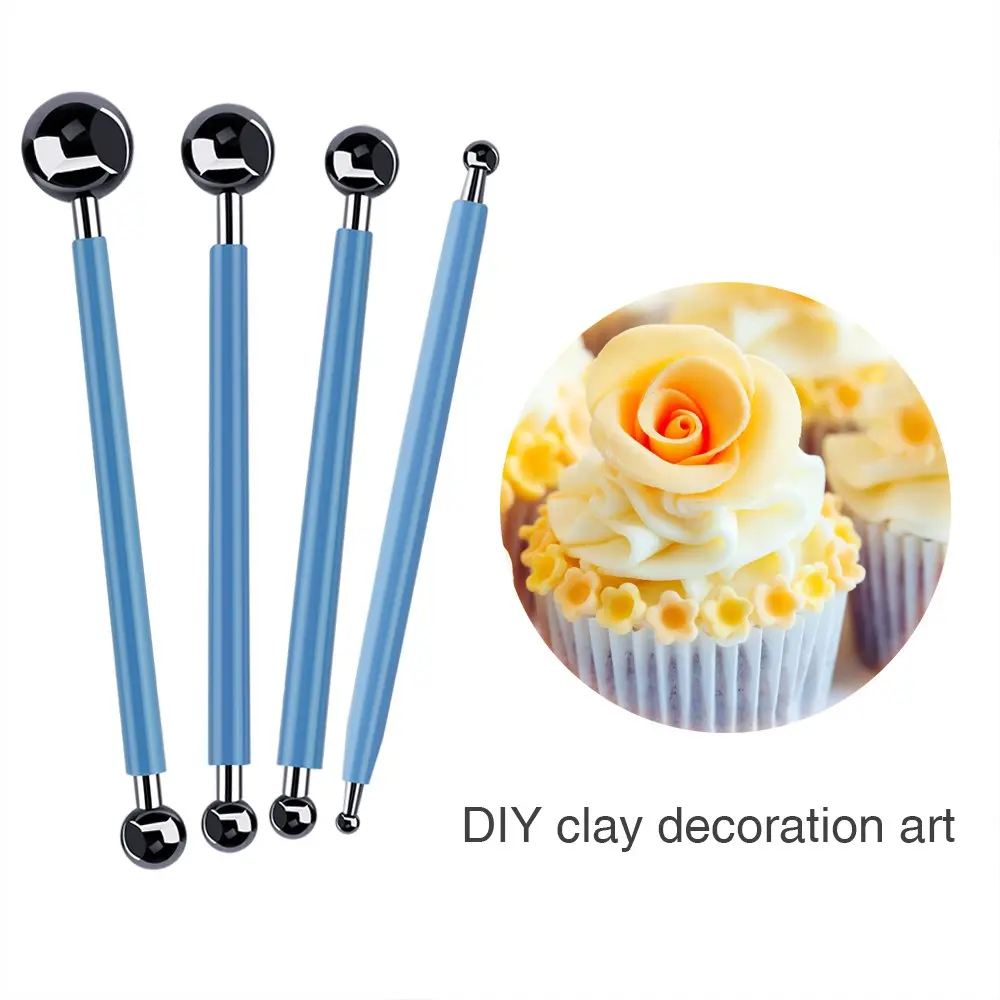 Набор из 9 предметов для резьбы и моделирования инструменты мастики украшения