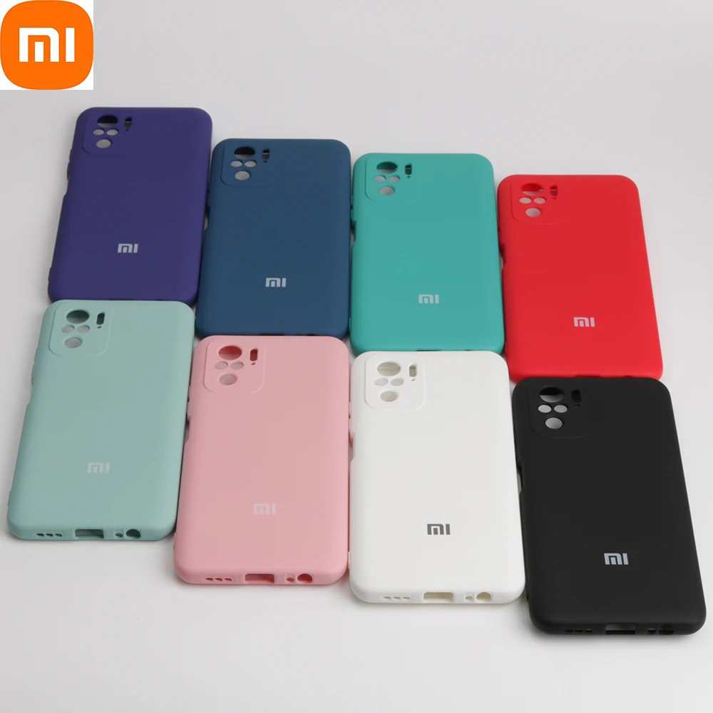 

Original Xiaomi Redmi Note 10 4G Silky Soft-Touch Liquid Silicone Phone Protective Cover Case For Redmi Note 10 S