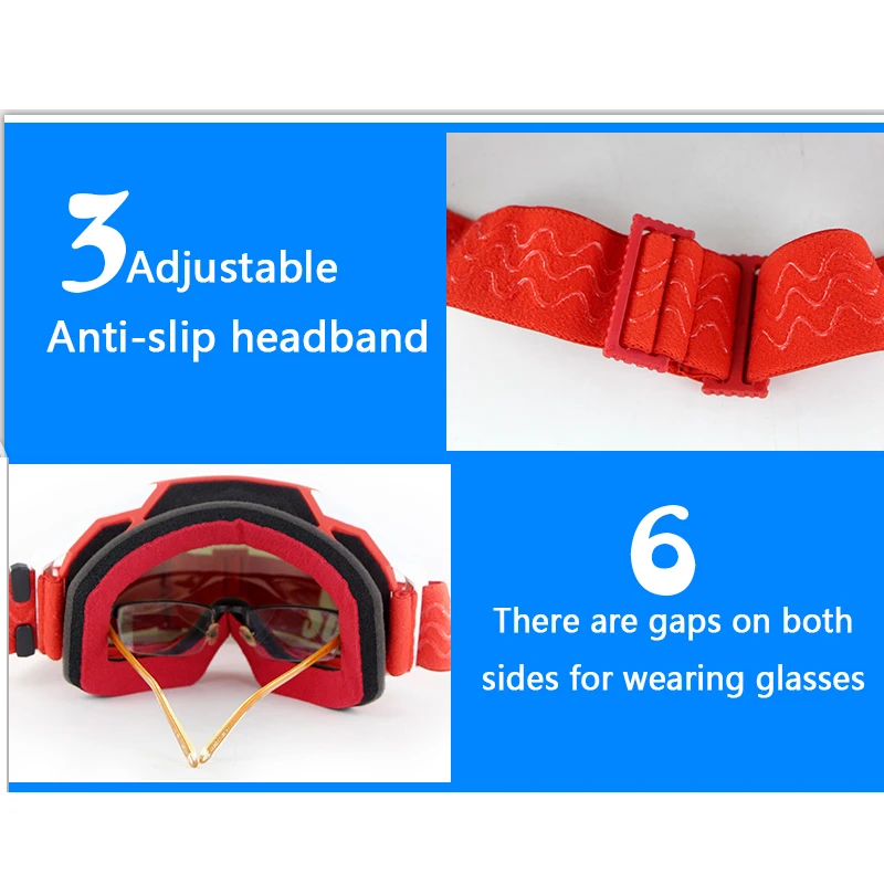 Очки для мотокросса горнолыжные очки MX мотоциклетные близорукости грязевого