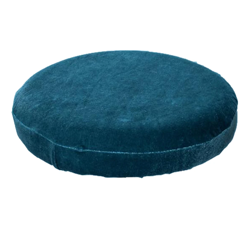 

1 Pack Velvet Stretch Round Chair Bar Stool Cover Cushion Slipcover 12-15"