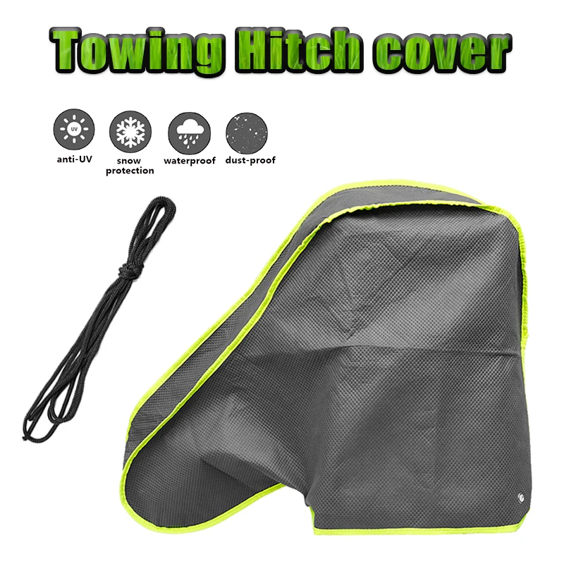 

4-Layer Non-woven Fabric 92*47*62cm Waterproof Caravan Tailer Towing Hitch Coupling Lock Cover Dustproof For RV Truck