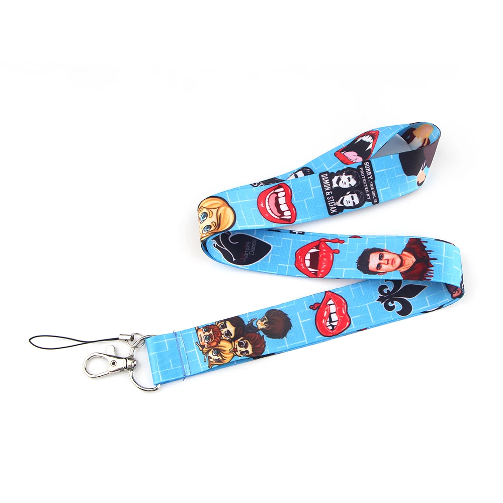 Ransitute R1125 ТВ серии Дневники вампира Lanyards Id бейдж держатель брелок тренажерный зал