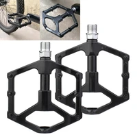 bicycle pedals aluminum alloy integrated molding ultralight wide non slip bearing mtb road bike flat platform pedal dropshipping
