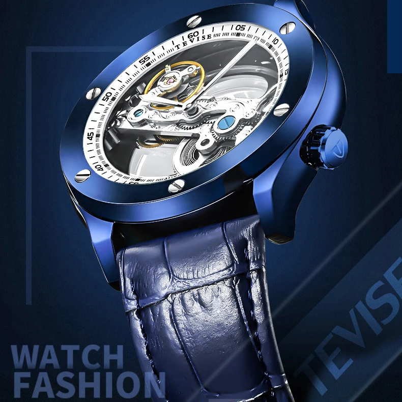 

Automatic mechanical watch waterproof fashion business men's watch wristwatch friction resistant with luminous function
