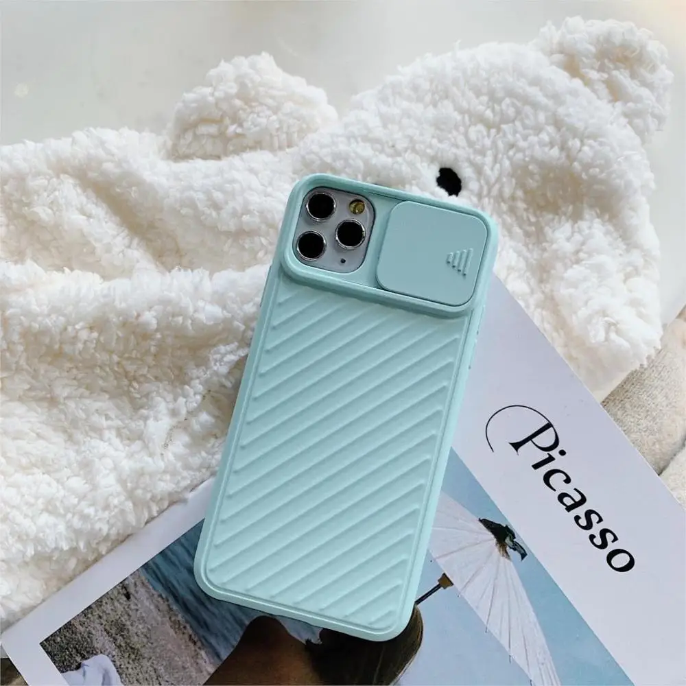 ROCK чехол для телефона защиты камеры iPhone 11 Pro X XR XS Max 7 8 Plus ударопрочный однотонный