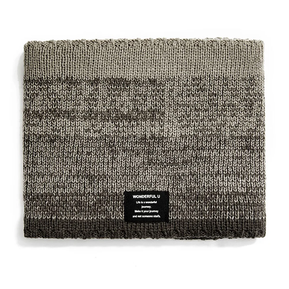 Дамский зимний шарф plus бархатный толстый теплый унисекс защищающий от холода