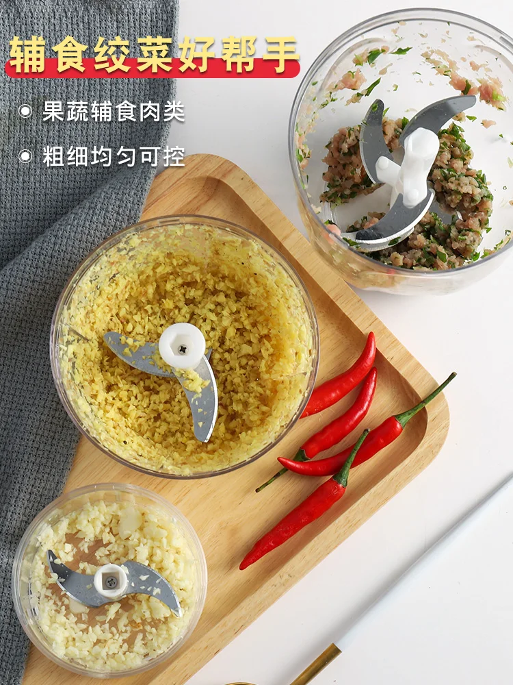 

Garlic minced garlic mincer manual hand-drawn kitchen chili dumpling stuffing artifact household food supplement meat grinder
