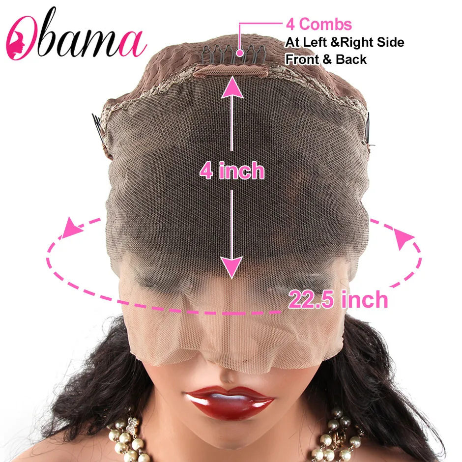 Парики с глубоким волнистым кружевом фронтальные парики из человеческих волос