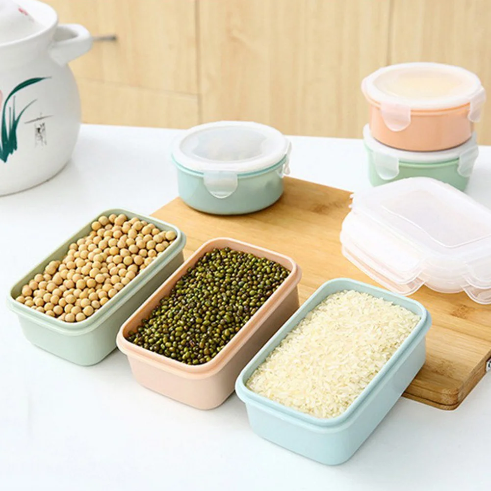 Arrival 280/380ml Portable Transparent Sealed Lunch Box Food Bento Storage Container Prevent leakage transparent seal bento box