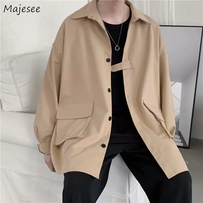 

Мужские Базовые куртки размера плюс, однобортная модная модель в стиле хип-хоп на весну, стиль S-3XL, уличная одежда