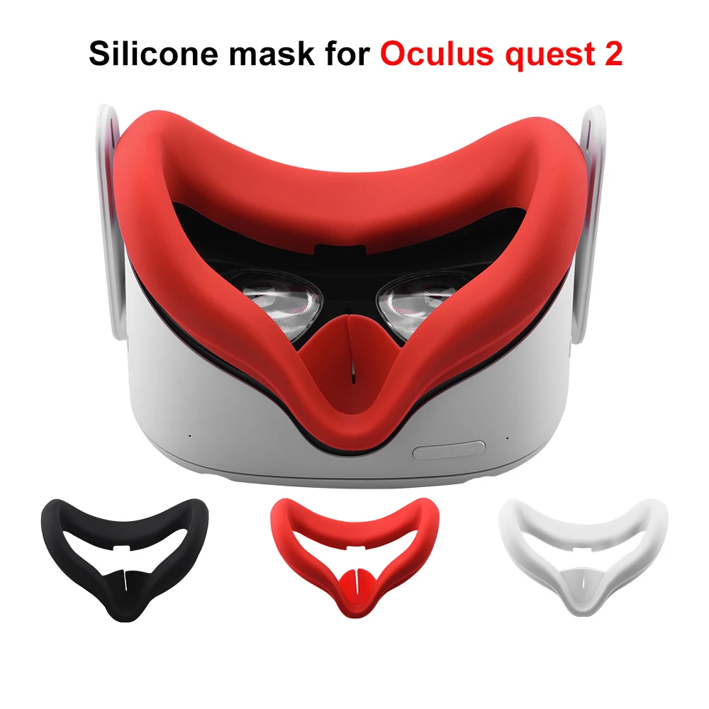 

Силиконовая маска для очков Oculus quest 2, Силиконовая защита от пота, защита от утечки, блокировка света, Накладка для глаз для Oculus Quest 2