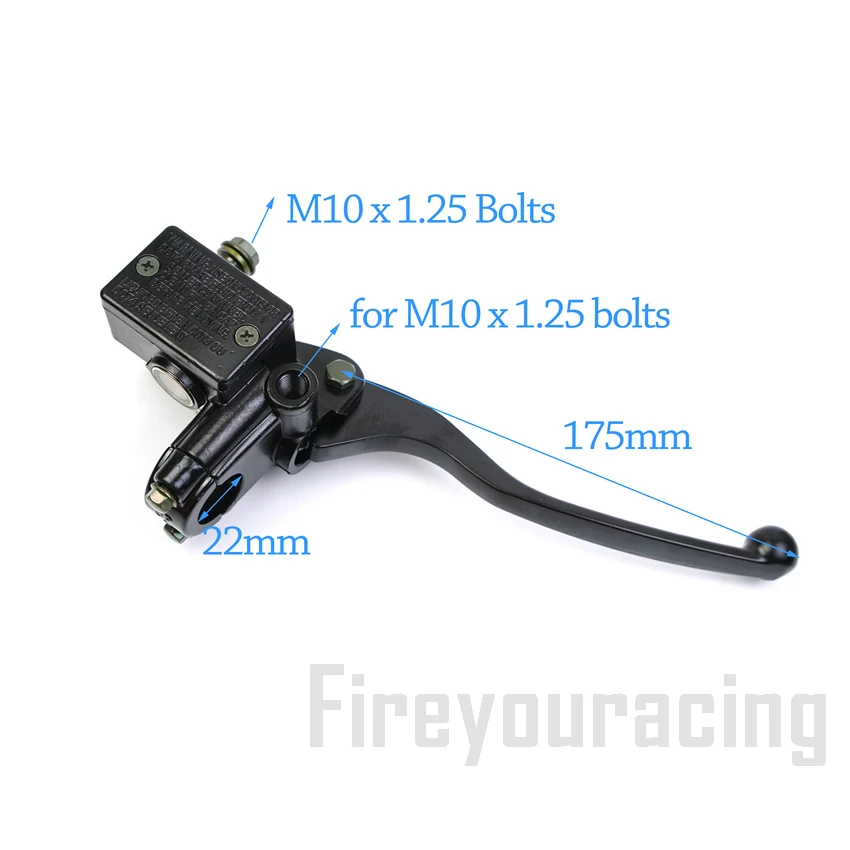 Главный тормозной цилиндр 22 мм Moto рычаг жидкость резервиор точка набор для CBR 600 F4