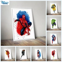canvas painting marvel superhero on the posters and prints wall pictures for kids bedroom s decor
