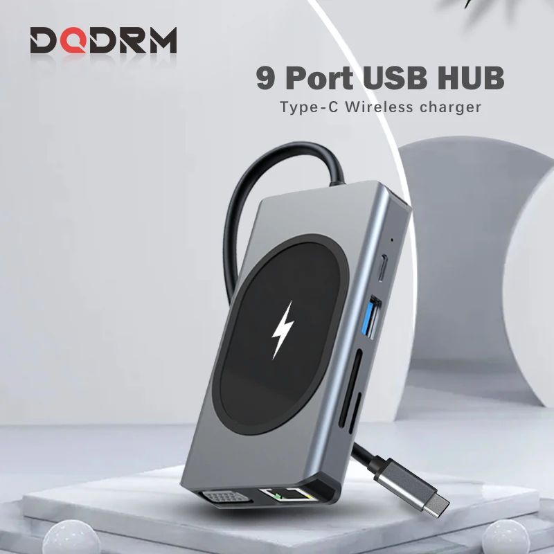 Док станция 9 в 1 для планшетов Macbook Pro|USB-хабы| |