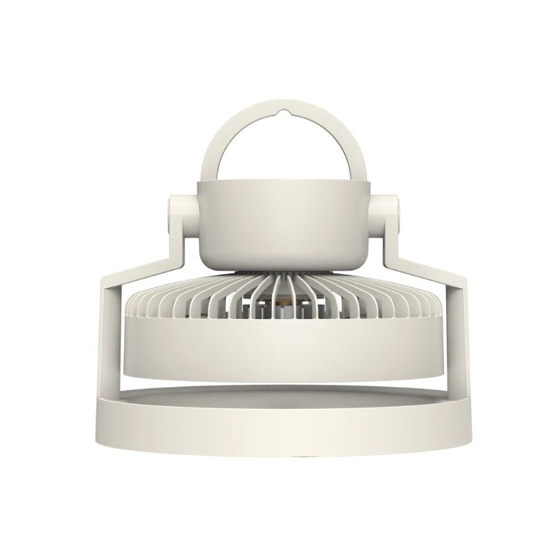 Настольный вентилятор на 3 скорости 8000 мАч с светодиодный уровневой светодиодной