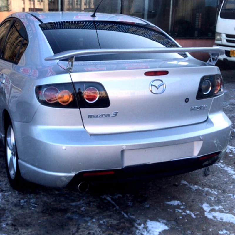 Спойлер для Mazda 3 RX8 2006 2013 спойлер высокого качества ABS Материал автомобильное