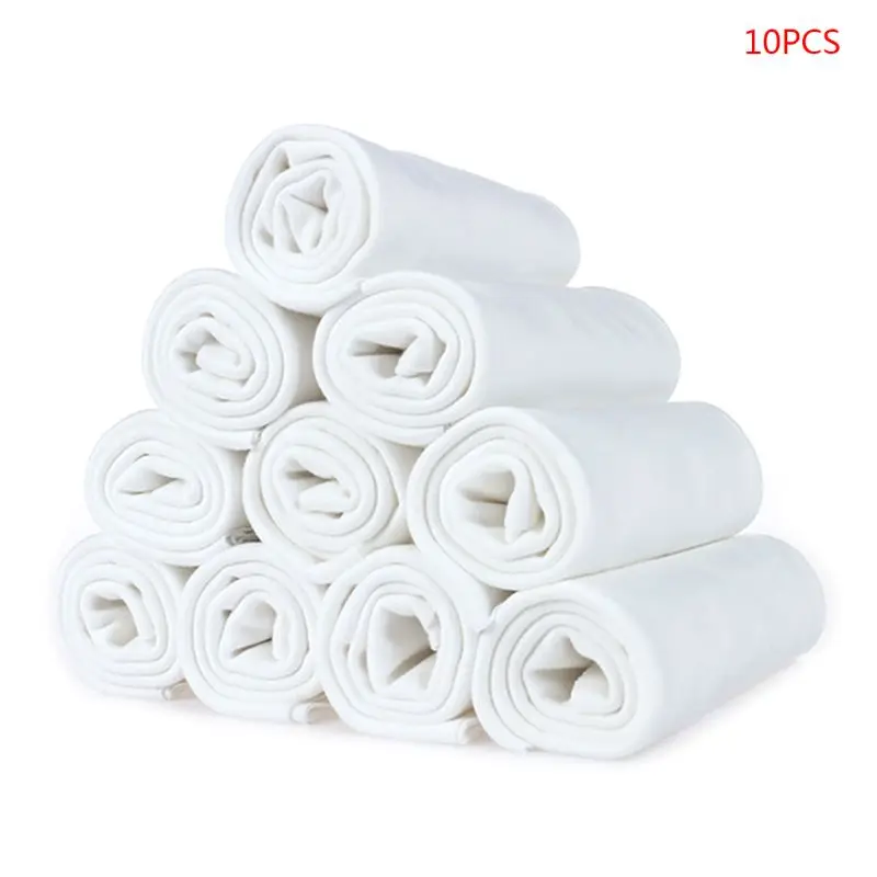 10 шт./упак. многоразовые бамбуковые волокна хлопка пеленки детские Экологичные