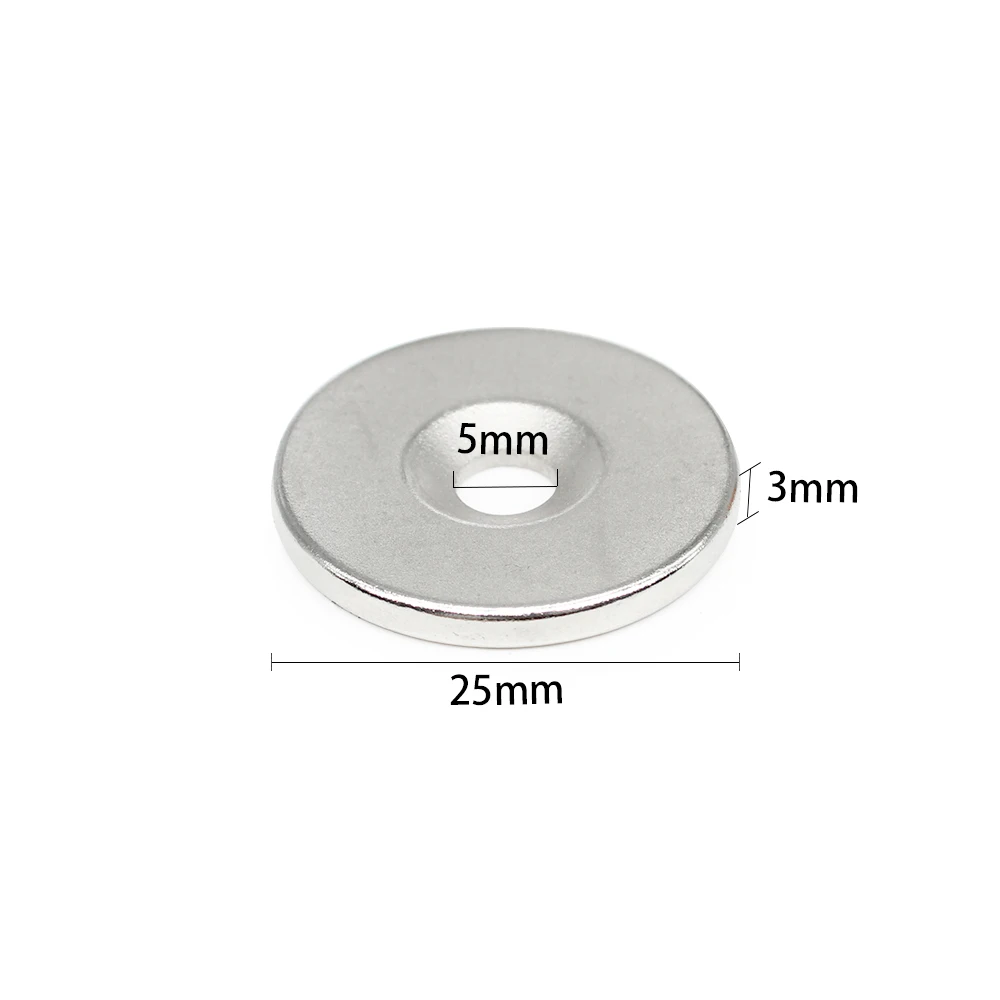 

2/5/10/15/20/30PCS 25x3-5 mm Round Powerful Magnetic Magnets 25*3 Hole 5mm Permanent Neodymium Magnet Disc 25x3-5mm 25*3-5 N35