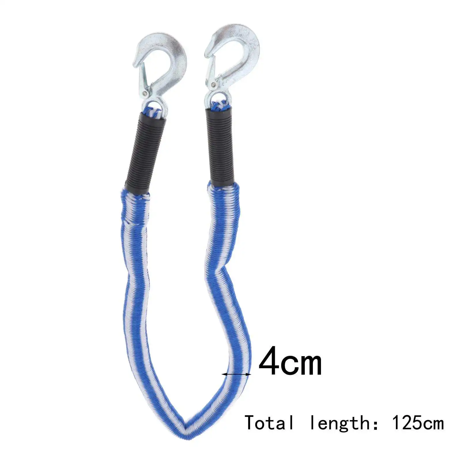 1 Ton 125x4cm Car Van Tow Cable Towing Pull Rope Strap Hooks Heavy Duty | Автомобили и мотоциклы