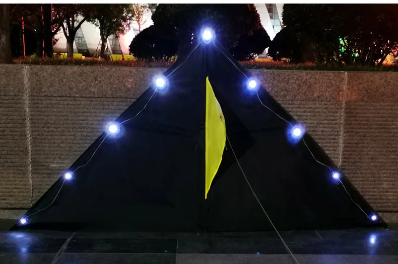 Уличная игрушка Delta LED Летающий змей из ткани ветер легкое управление с ручкой