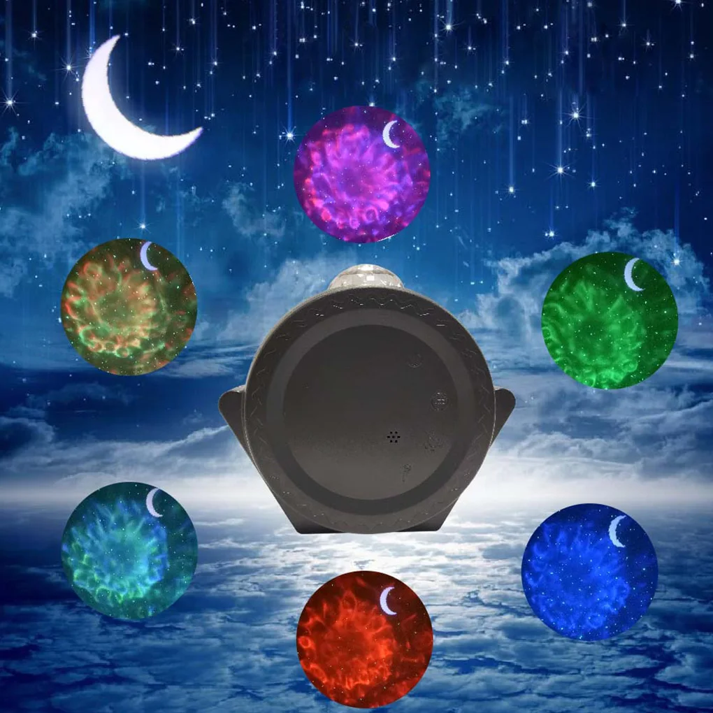 Проектор звездного неба ночной Светильник проекции 6 цветов океана